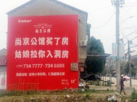 桑植墙体广告在乡镇、农村市场的媒体优势