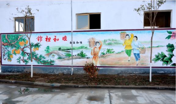 桑植乡镇文化墙 乡风文明焕发新活力