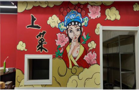桑植墙体彩绘的发展和应用