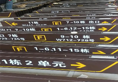 桑植广告标识中，常见的几种安装方式。