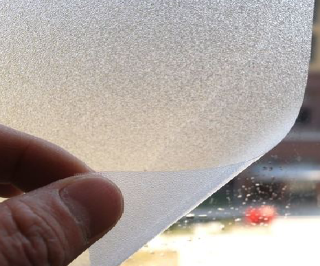 桑植玻璃门外面粘广告用什么材料好？